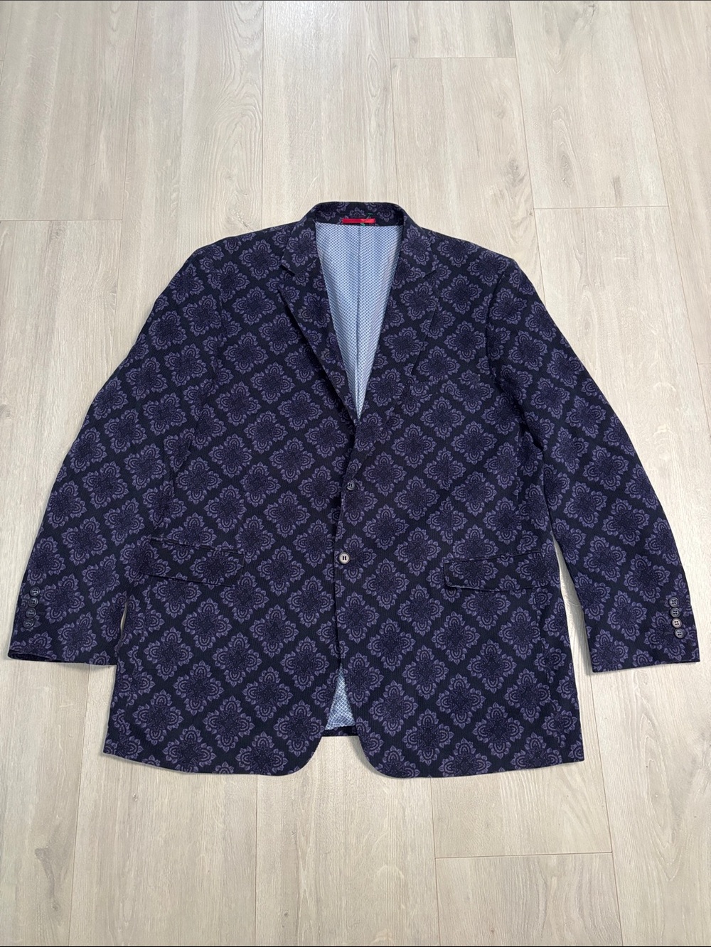 🔥BUNDLESALE Mens XXL Alan Flusser Corduroy Stylish Printed Sport Coat